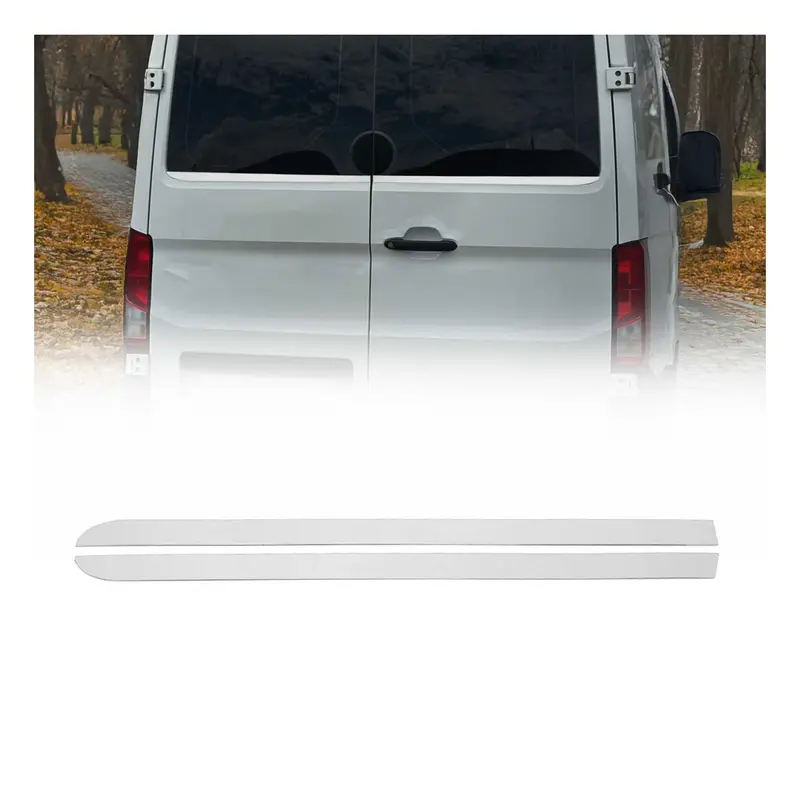 Garniture de Vitre Arrière pour VW Crafter 2017-2026 Acier Inox 2 Pcs