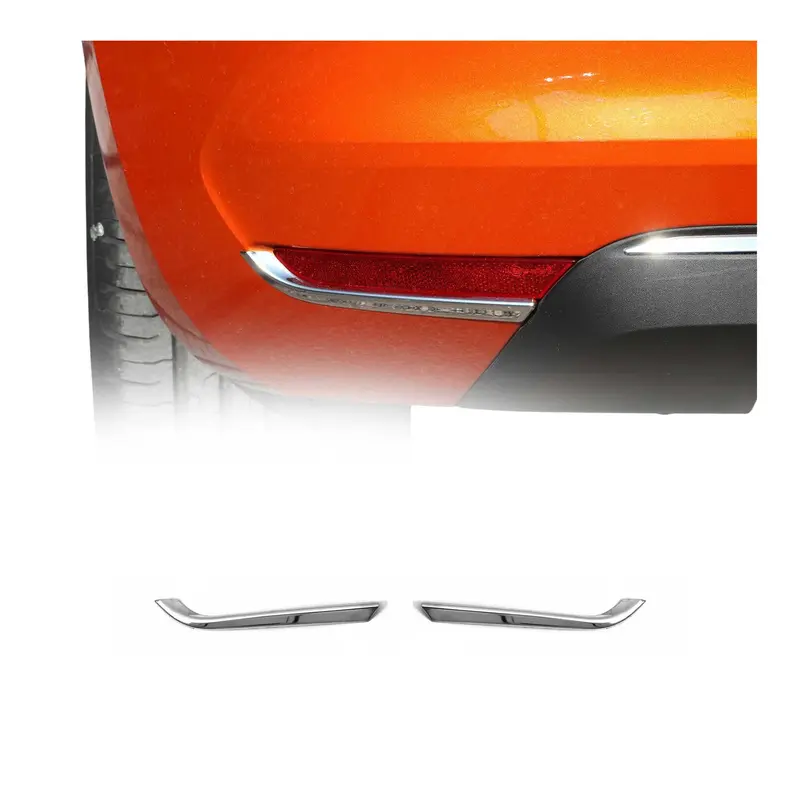 Garniture Réflecteurs Arrière pour Renault Clio V 2019-2025 acier inox 2 Pcs