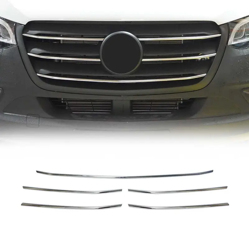 Grille de calendre pour Mercedes Sprinter 907-910 2018-2026 inoxydable Chromé