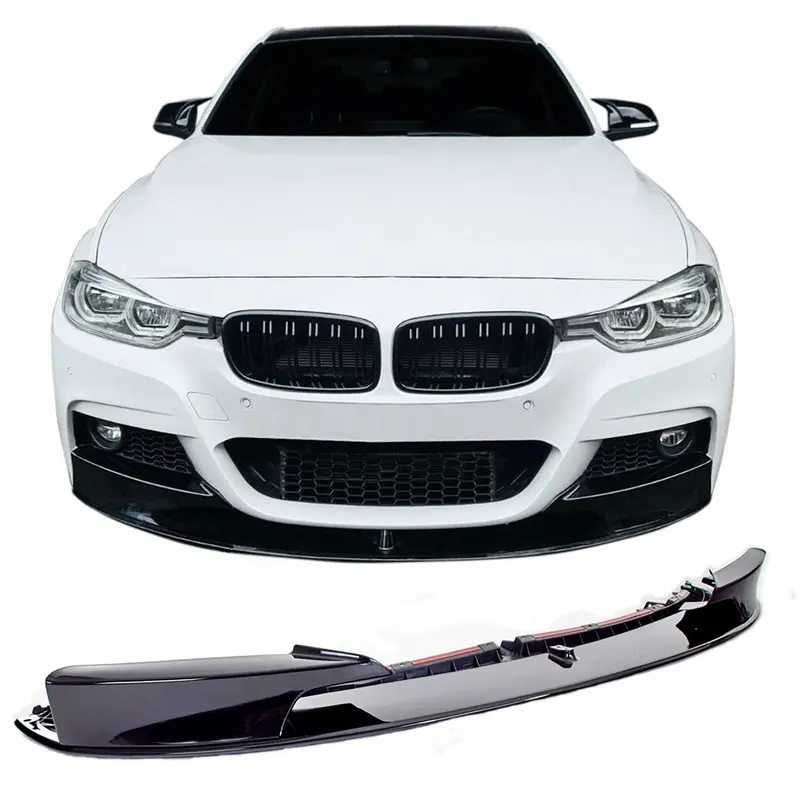 JOM Pack M Lèvre de spoiler avant pour BMW Series 3 F30 F31 2011-2019 1x