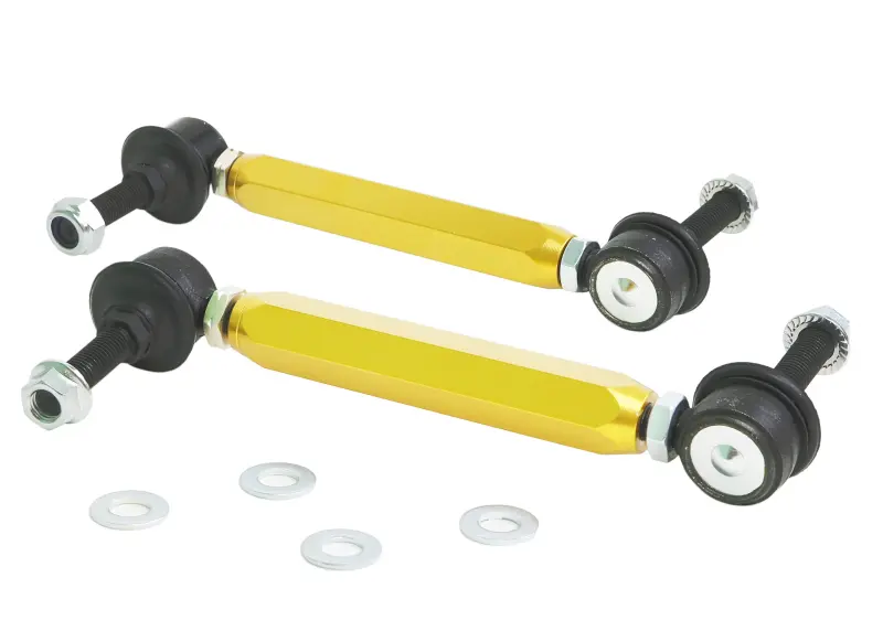 Kit de biellettes de barre stabilisatrice universelles – Whiteline (Heavy Duty, réglable, rotule 10mm)