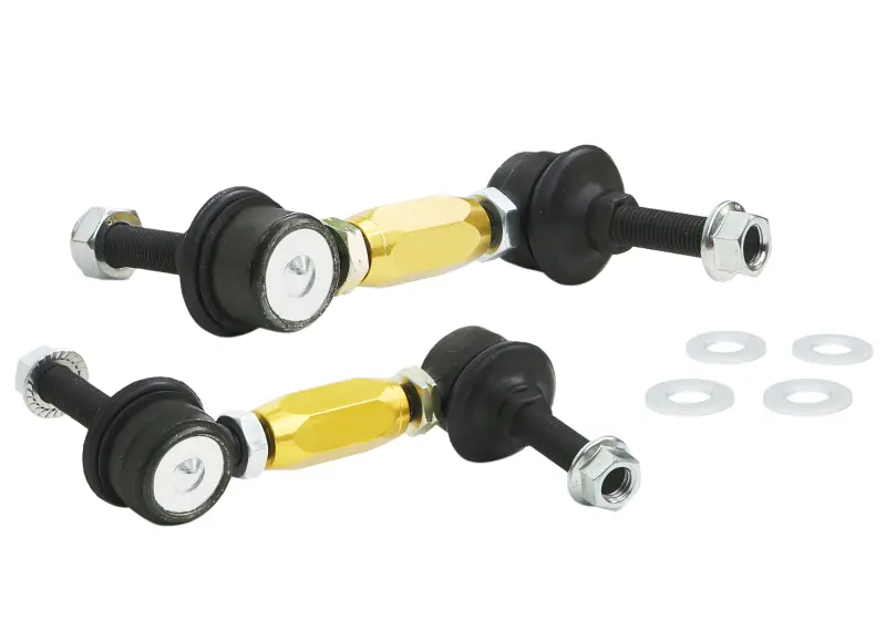 Kit de biellettes de barre stabilisatrice universelles – Whiteline (Heavy Duty, réglable, rotule à bille)