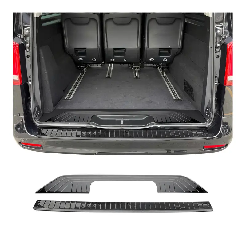 Kit Protection de Pare-Chocs arrière pour Mercedes Vito W447 2014-26 Sombre inox