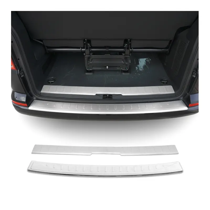 Kit Protection de Pare-Chocs arrière pour VW T6 T6.1 2015-24 Porte simple inox