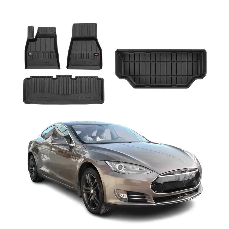 Kit Tapis de sol et coffre pour Tesla Model S 2012-2026 OMAC Coffre à l'avant