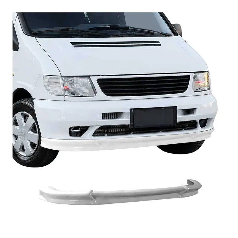Lame de Pare-chocs Avant pour Mercedes Vito W638 1996-2003 ABS Gris