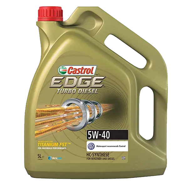 LUBRIFIANT MOTEUR 5W-40 TURBO DIESEL CASTROL EDGE TITANIUM 5 LITRES