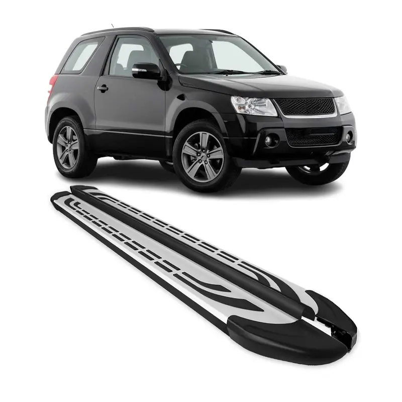 Marchepieds Latéraux pédale pour Dacia Bigster 2024-2026 Aluminium Noir Gris 2x