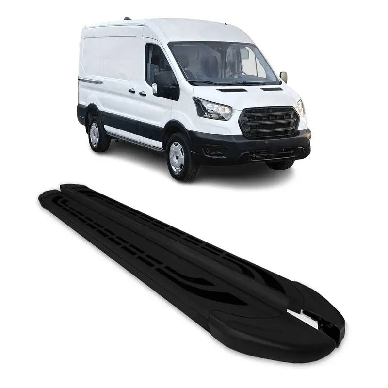 Marchepieds Latéraux pour Ford Transit Tourneo Courier 2014-2022 Alu Noir