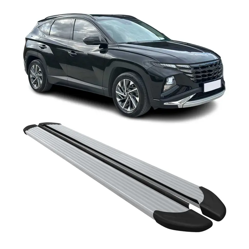 Marchepieds Latéraux pour Hyundai Tucson 2022-2026 Aluminium Argent 2Pcs