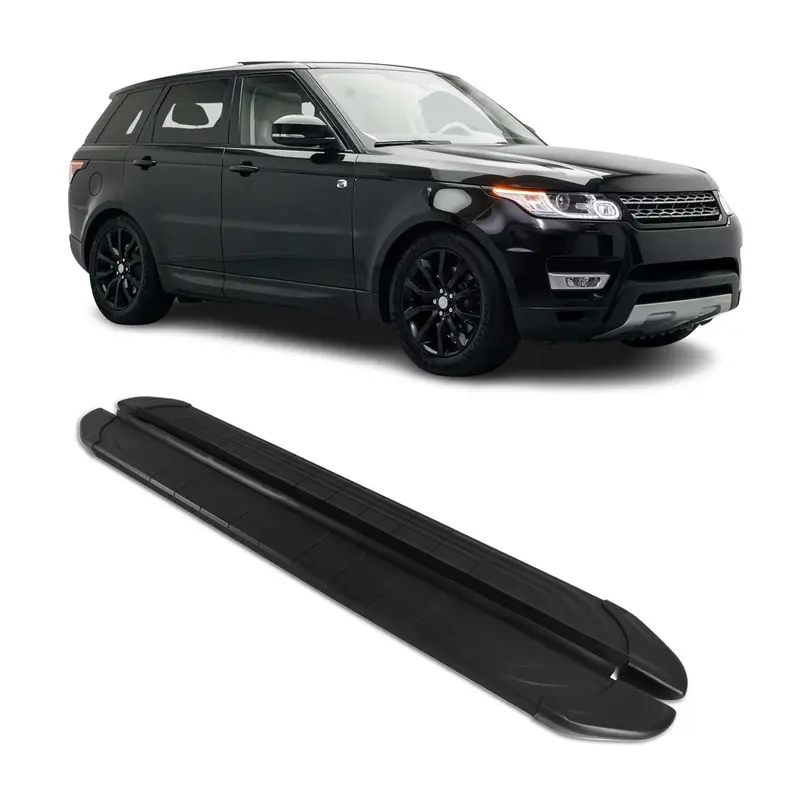 Marchepieds Latéraux pour Range Rover Sport 2013-2022 2Pcs Aluminium Noir