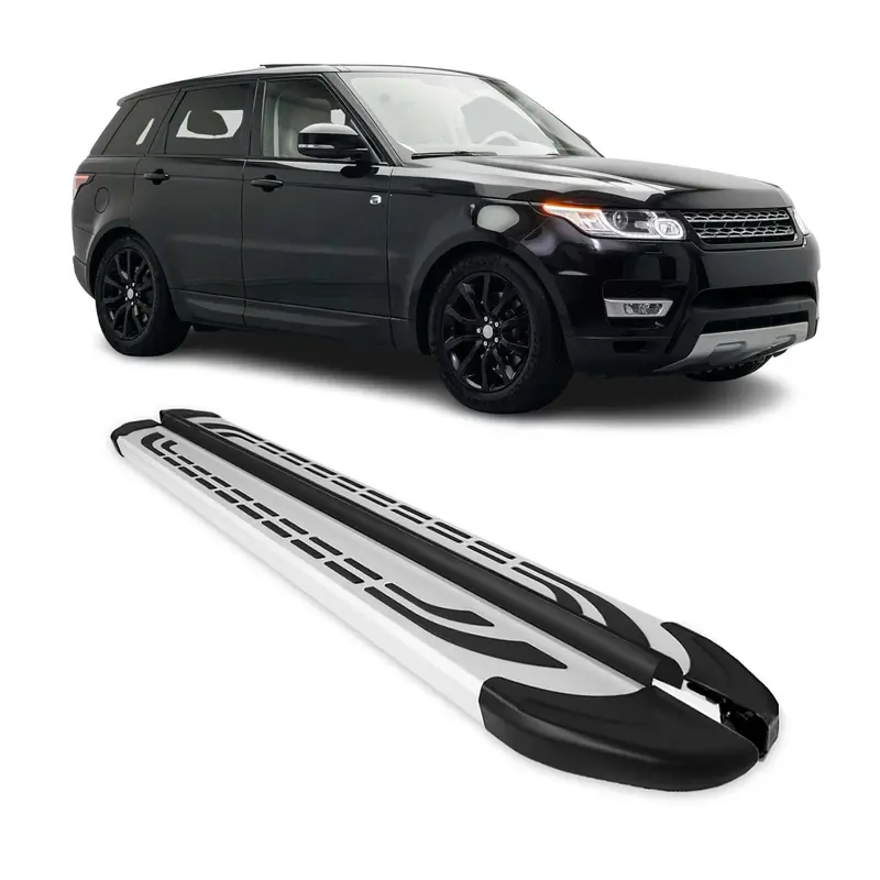 Marchepieds Latéraux pour Range Rover Sport 2013-2022 Aluminium Gris