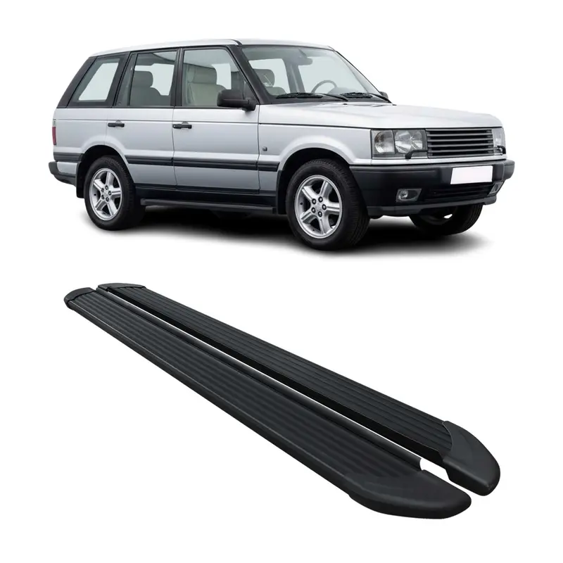 Marchepieds Latéraux pour Range Rover Vogue 1994-2001 Noir Aluminium 2Pcs