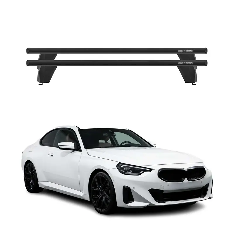 Menabo Barres de toit transversales pour BMW Serié 2 G42 Coupé 2021-2026 Noir