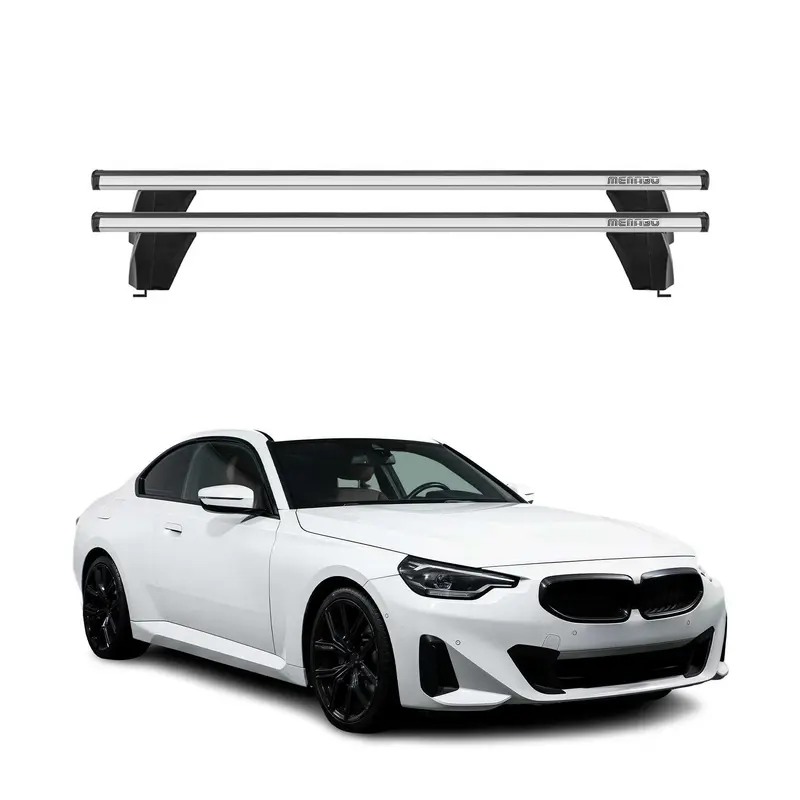 Menabo Barres de toit Transversales pour BMW Série 3 G20 2019-2026 Alu Gris 2x