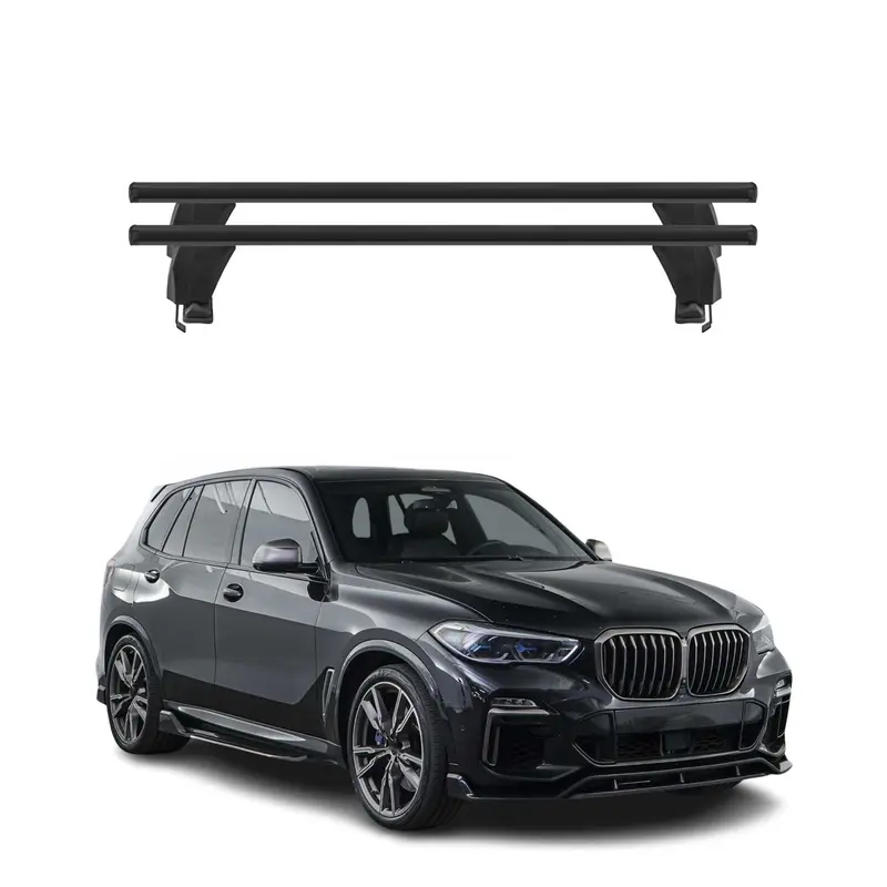 Menabo Barres de toit transversales pour BMW X5 G05 2019-2026 Noir ABE