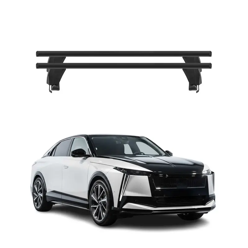 Menabo Barres de toit Transversales pour DS No. 8 2025-2026 Aluminium Noir 2Pcs