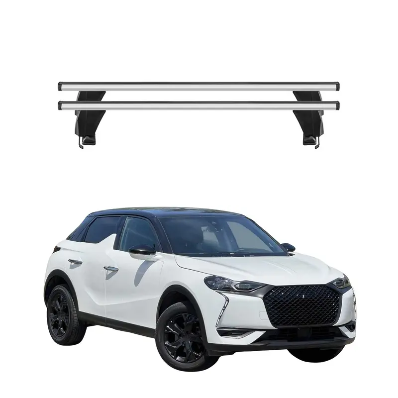 Menabo Barres de toit Transversales pour DS3 Crossback 2018-2026 Gris ABE 2x