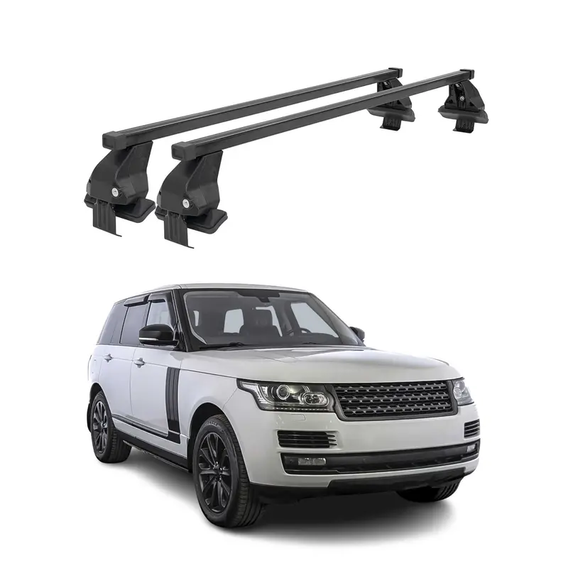 Menabo Barres de Toit Transversales pour LR Range Rover 5 2021-2026 Noir