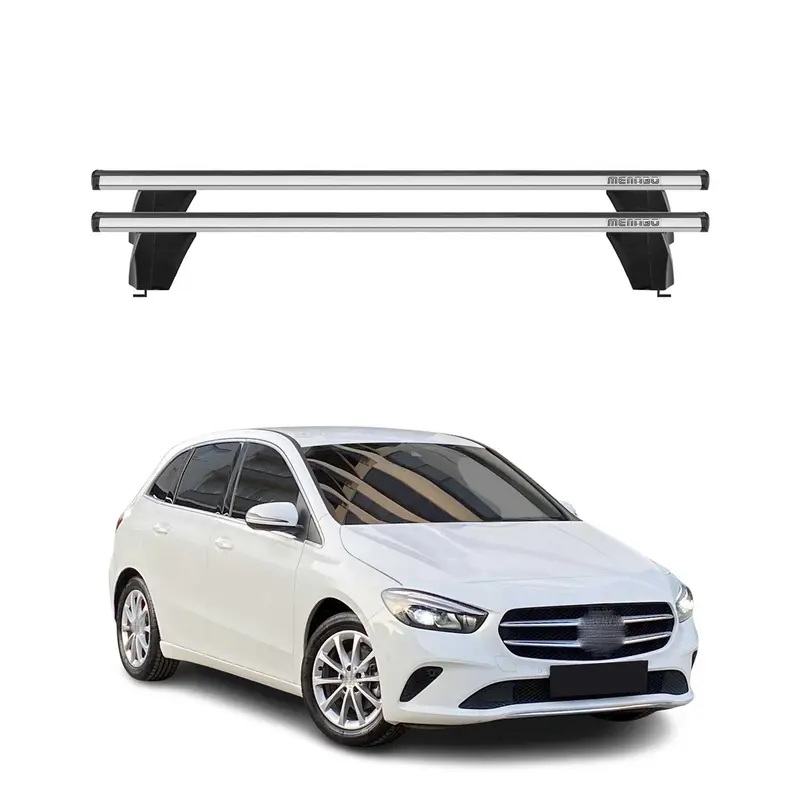 Menabo Barres de toit Transversales pour Mercedes Classe B W247 2019-2026 Gris