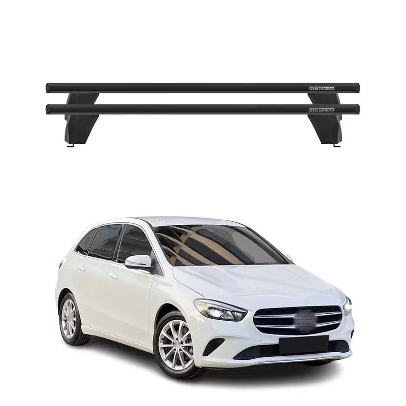 Menabo Barres de toit Transversales pour Mercedes Classe B W247 2019-2026 Noir
