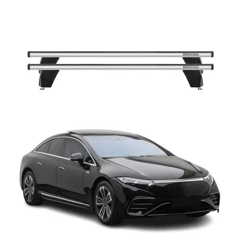 Menabo Barres De Toit Transversales pour Mercedes EQS V297 2022-2026 Gris Alu