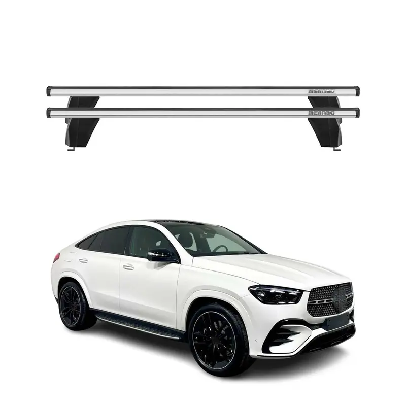 Menabo Barres de toit Transversales pour Mercedes GLE C167 2019-2026 Alu Gris