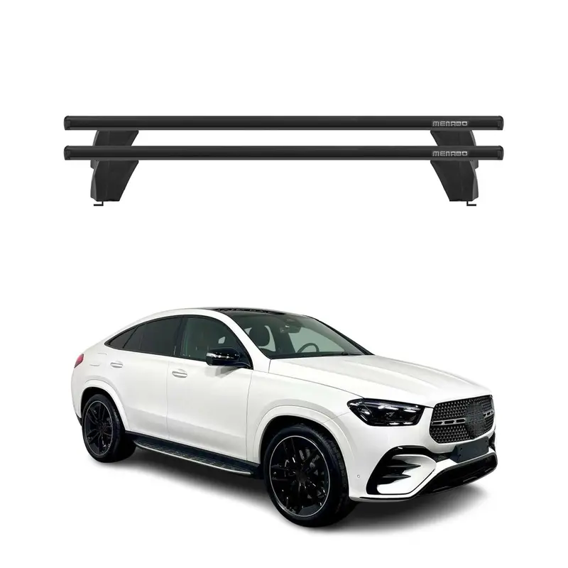 Menabo Barres de toit Transversales pour Mercedes GLE C167 2019-2026 Alu Noir