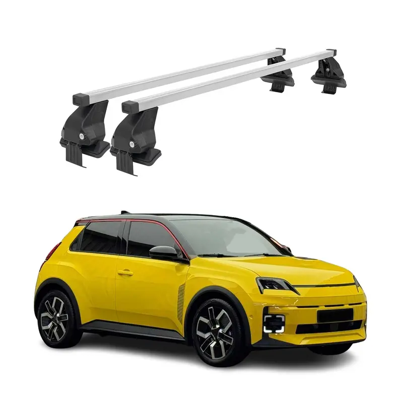 Menabo Barres de toit transversales pour Renault 5 E-Tech 2024-26 Acier Gris 2x