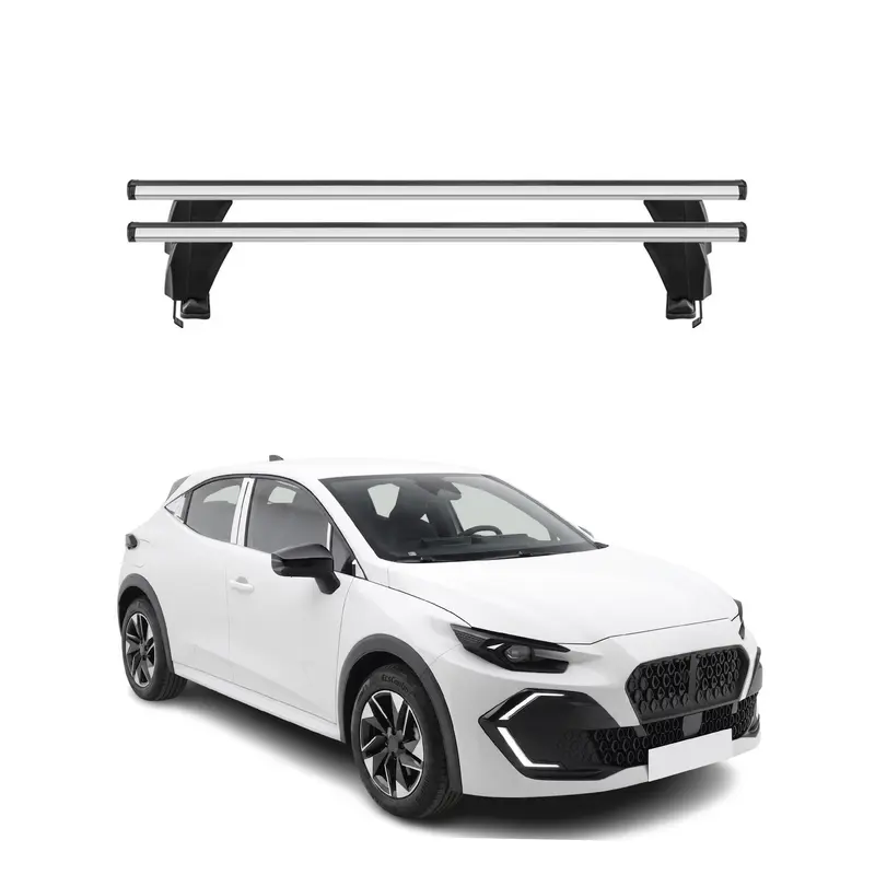 Menabo Barres de toit Transversales pour Renault Clio VI 2025-2027 Alu Gris 2x