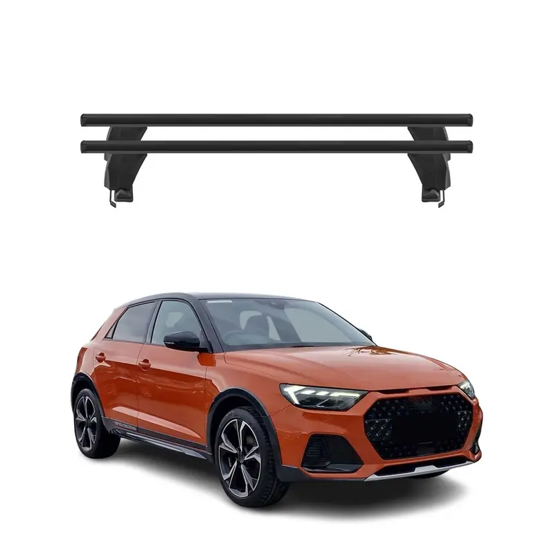 Menabo Barres de transversales pour Audi A1 City Carver Allstreet 19-26 Noir ABE