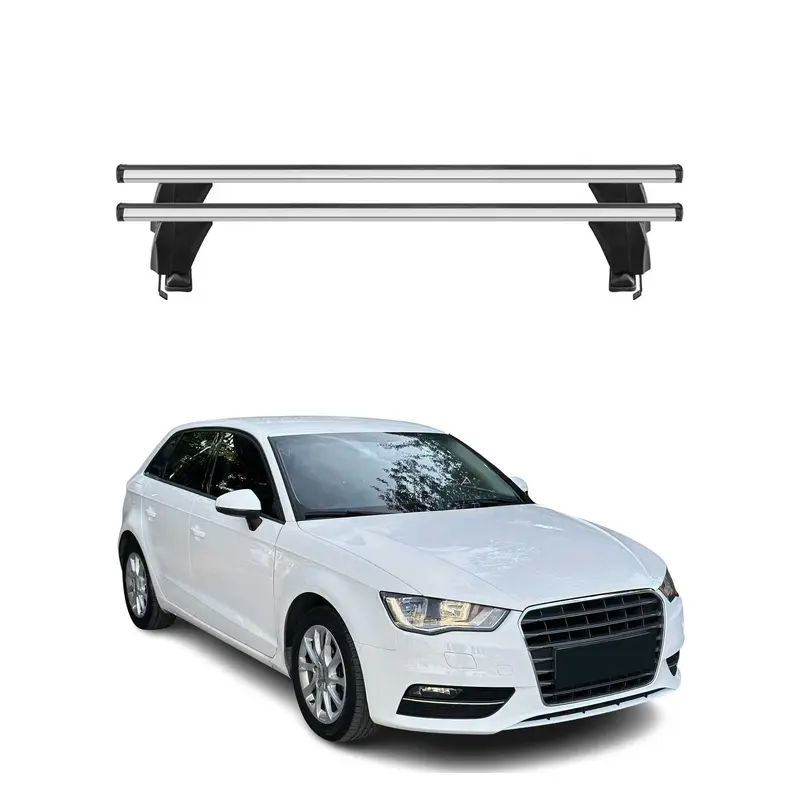 Menabo Barres de transversales pour Audi A3 8V Sportback 2012-2020 Alu Gris 2x