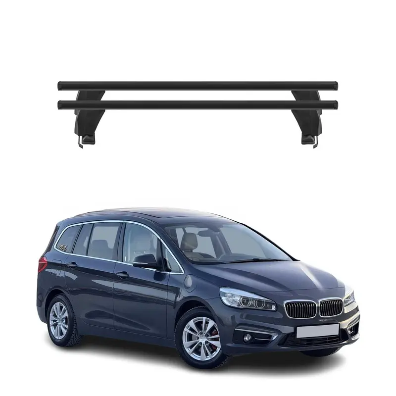 Menabo Barres de transversales pour BMW Série 2 Gran Tourer F46 2014-24 Noir ABE