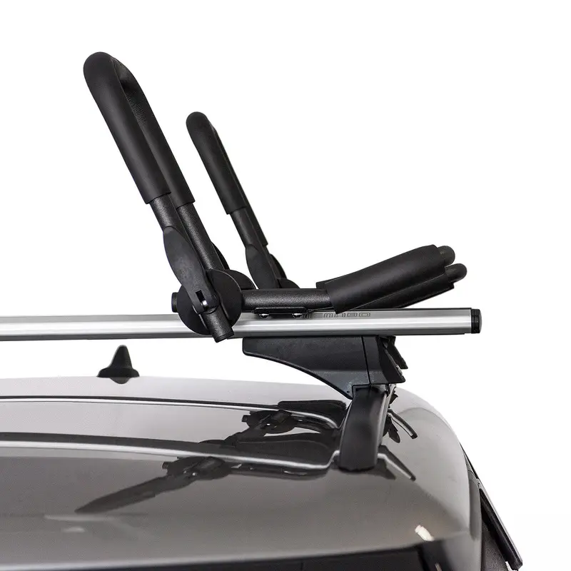 Menabo Porte-kayak de toit support canoë 2 pièces porte-bateau sangles fixation
