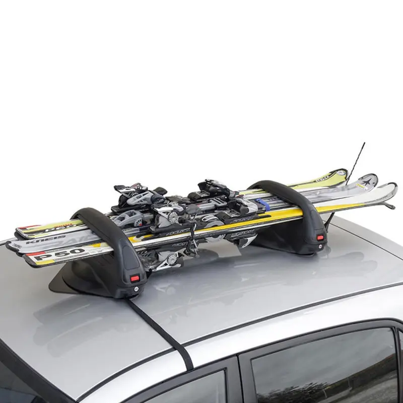 Menabo Porte-Skis Magnétique Porte-Snowboard Universel Verrouillable Noir 2x