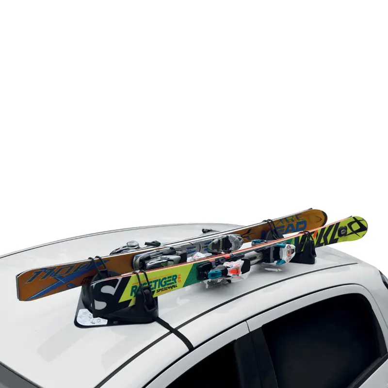 Menabo Porte-Skis Magnétique Snowboard Toit Universel Verrouillable 2 Pièces