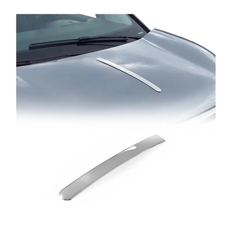 Moulure capot avant pour Skoda Rapid Spaceback 2013-2019 en acier inox chromé