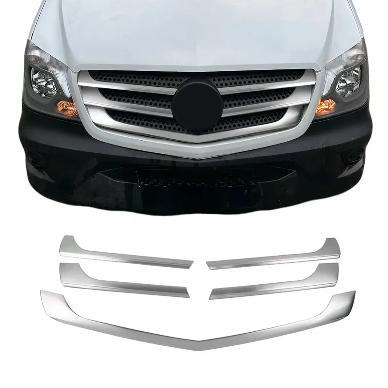 Moulure de Grille de Calandre pour Mercedes Sprinter W906 2013-2018 Chromé 5x