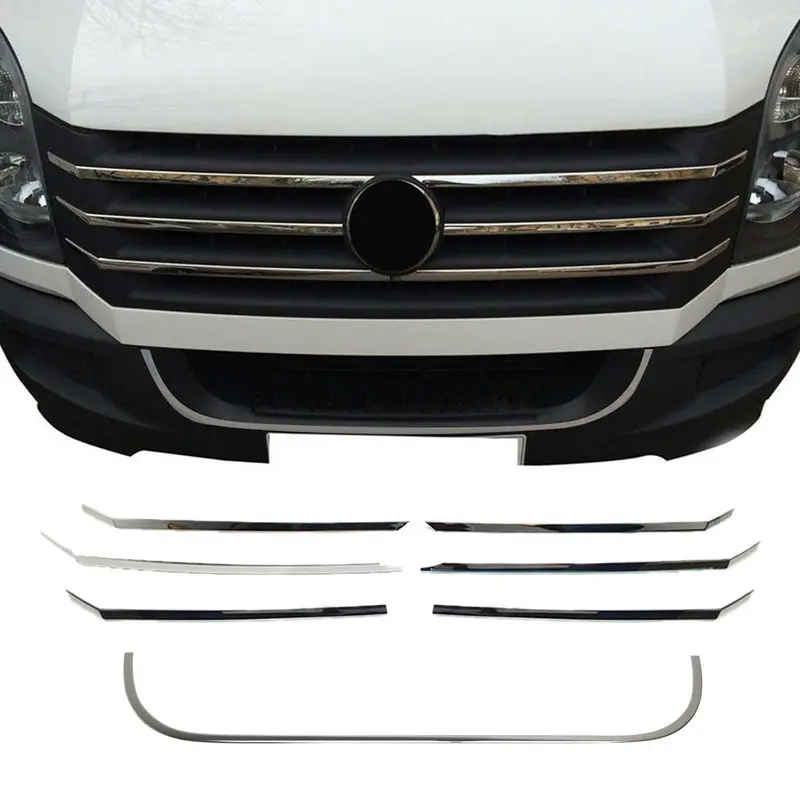 Moulure de Grille de Calandre pour VW Crafter 2011-2016 Chromé 6Pcs