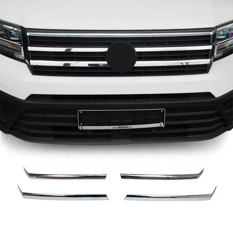 Moulure de Grille de Calandre pour VW Crafter 2017-2026 Chromé 4Pcs