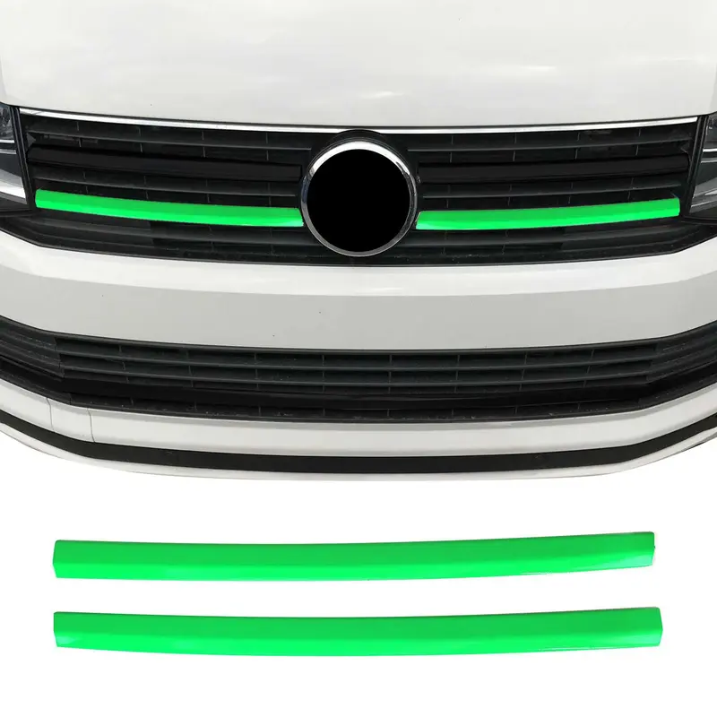 Moulure de Grille de Calandre pour VW T6 Transporter 2015-19 Highline Acier 2Pcs