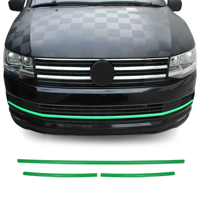 Moulure de Grille de Calandre pour VW T6 Transporter 2015-2019 Highline Vert 3x