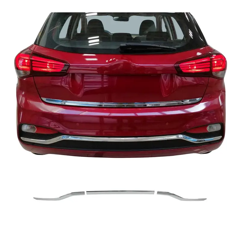 Moulure De Pare-Chcos Arrière Pour Hyundai I20 2019-2021 Acier Inox 3 Pcs