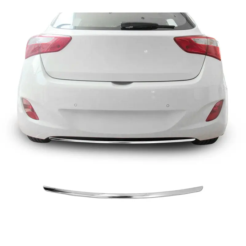 Moulure de Pare-chcos Arrière pour Hyundai i30 2012-2017 acier inox