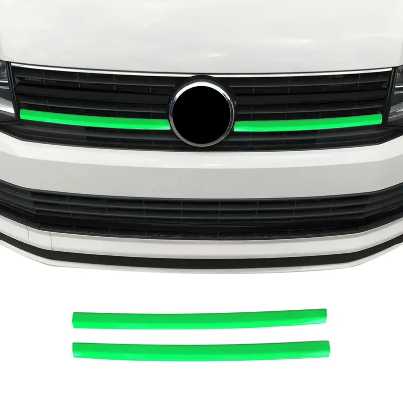 Moulure Grille de Calandre pour VW T6 Transporter 2015-2019 Highline Acier 2Pcs