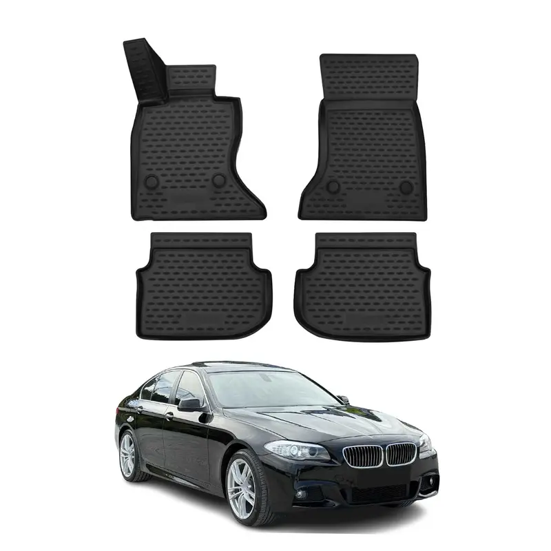 OMAC 3D Tapis de sol pour BMW Série 5 F10 F11 2010-2013 Pre-FL 4WD Xdrive TPE 4x