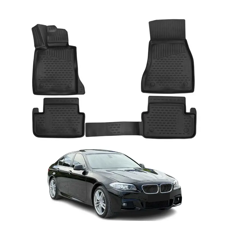 OMAC 3D Tapis de sol pour BMW Série 5 F10 F11 Berline Break 2013-2017 caoutchouc