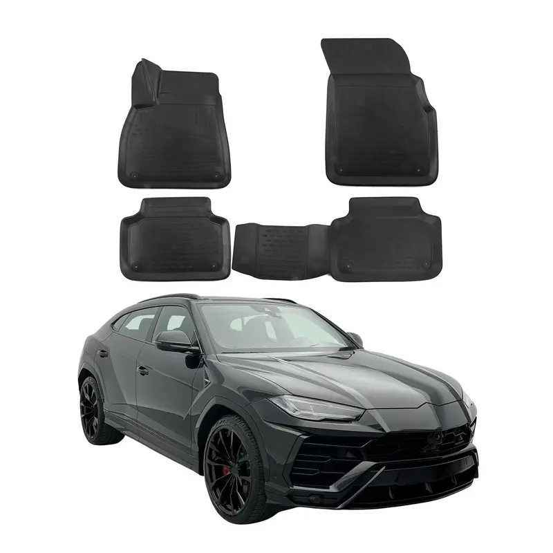 OMAC 3D Tapis de sol pour Lamborghini Urus 2018-2024 TPE Noir 4Pcs