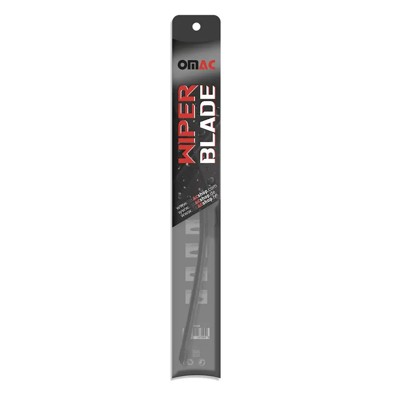 OMAC Balai d'essuie Glace Universel 22" 550 mm Avant Pare-Brise Caoutchouc 1x