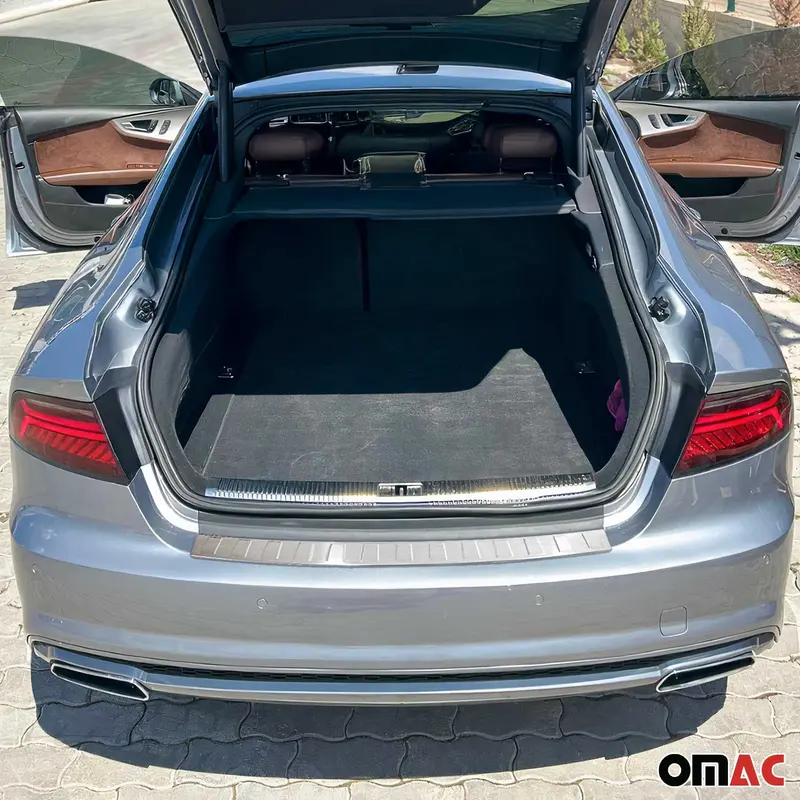 OMAC Protection de Pare-Chocs pour Audi A7 I 2010-2018 Inox finition brossée